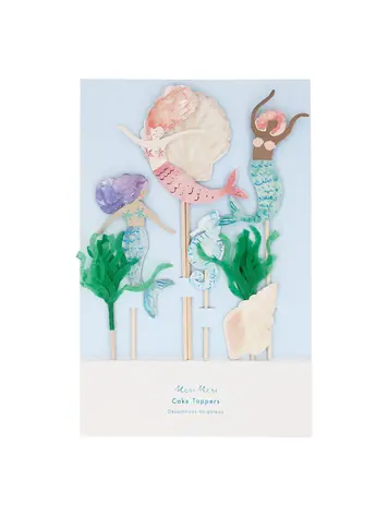 Meri Meri Mermaid Cake Toppers - 7pack