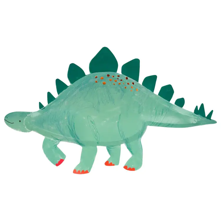 Meri Meri Stegosaurus Platters - 4pack