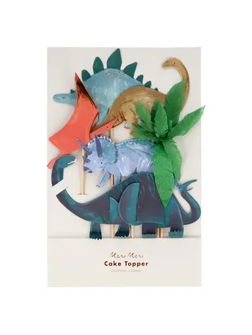 Meri Meri Dinosaur Kingdom Cake Toppers - 6pack