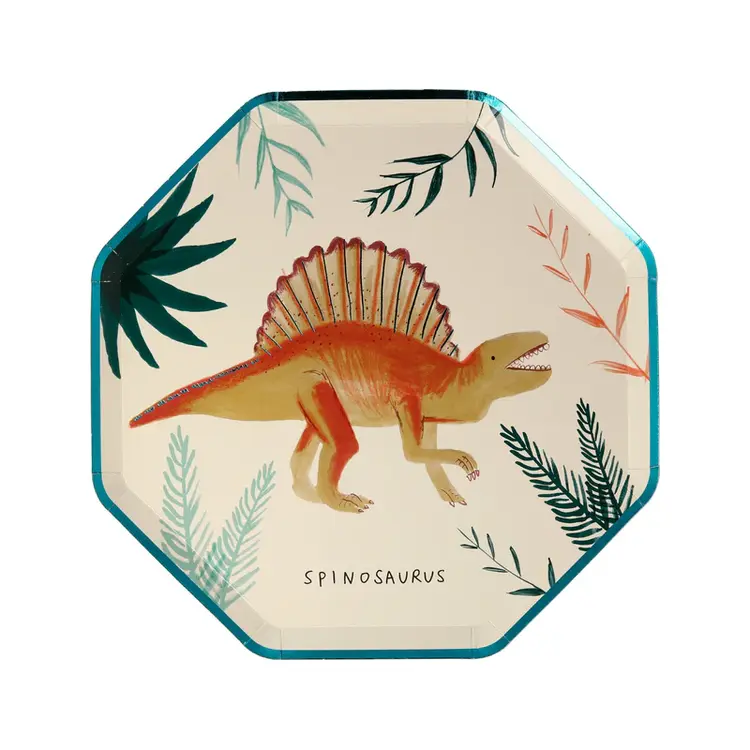 Meri Meri Dinosaur Kingdom Side Plates - 8pack