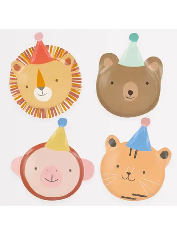 Meri Meri Animal Parade Bordjes - 8pack