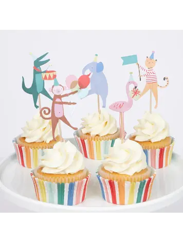 Meri Meri Animal Parade Cupcake Kit - 24pack