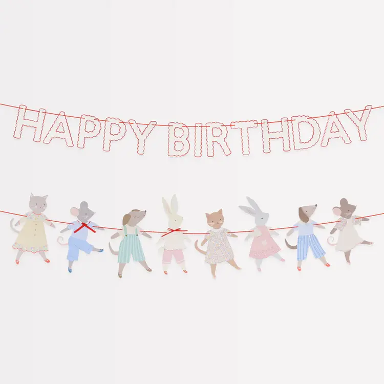 Meri Meri Animal Friends Garland