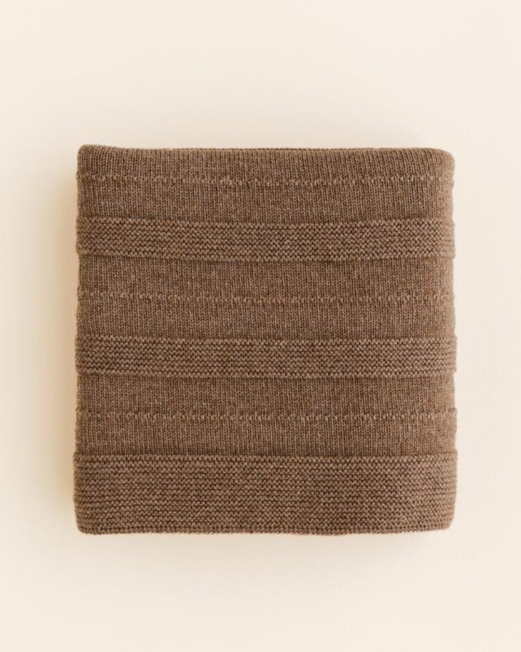Hvid Blanket Holly - Walnut