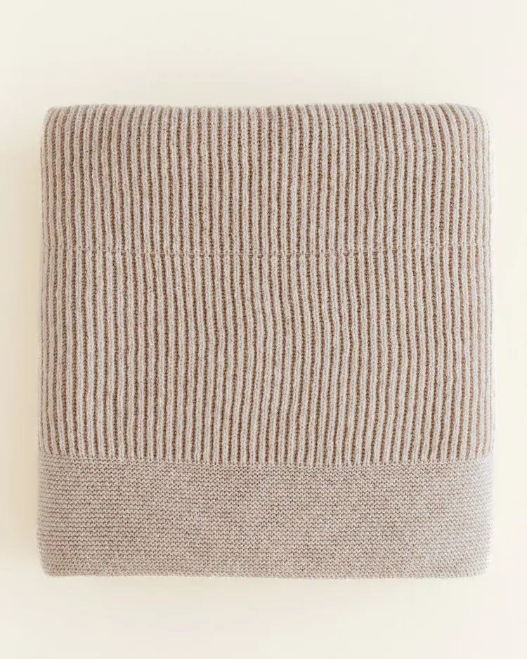 Hvid Dekentje Gaston - Beige