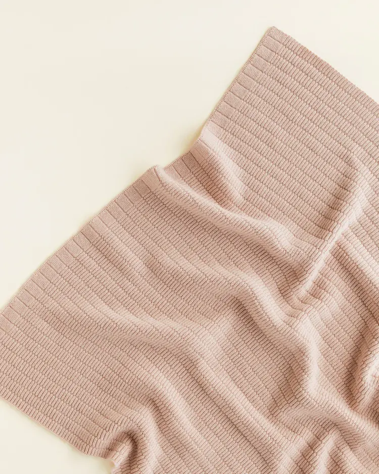 Hvid Dekentje Ida - Apricot