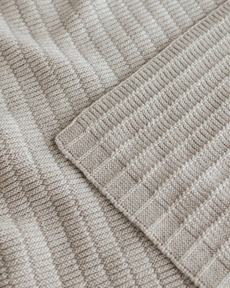 Hvid Dekentje Ida - Pebble