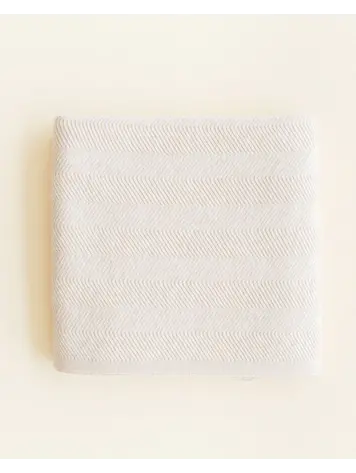 Hvid Blanket Freddie - Cream