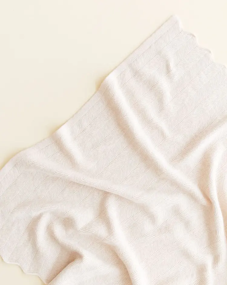 Hvid Blanket Freddie - Cream