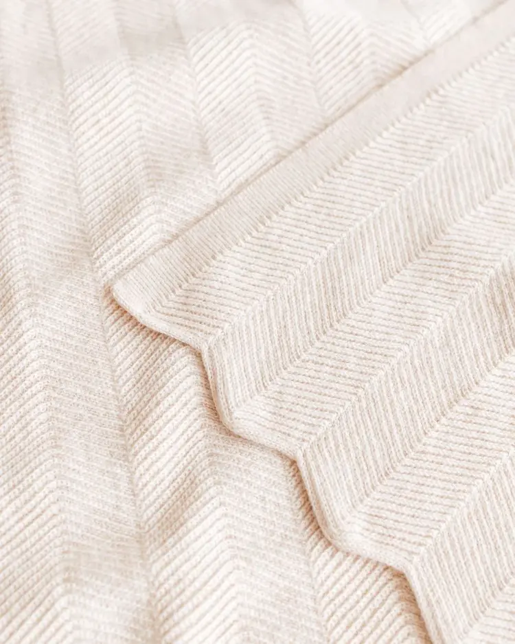 Hvid Blanket Freddie - Cream