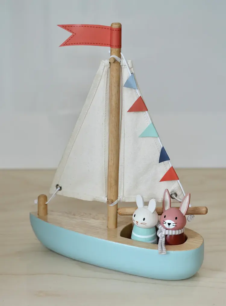 Tender Leaf Toys Tender Leaf Preschool - Boat Sailaway
