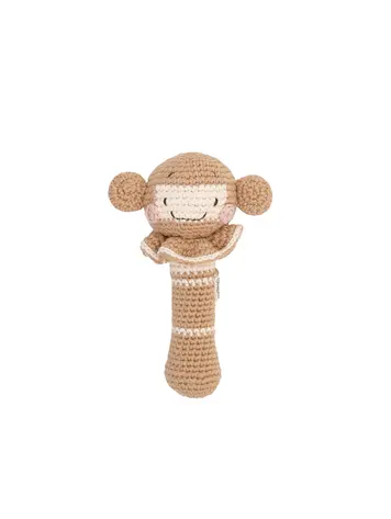 Patti Oslo Marius The Monkey Rattle - Beige