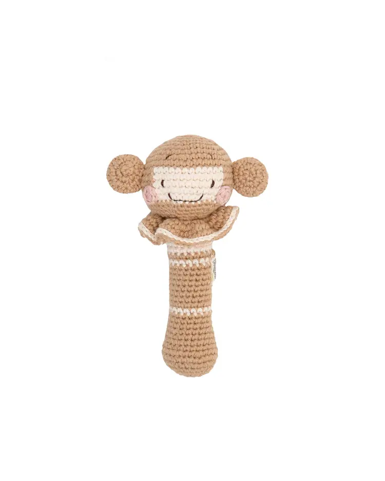 Patti Oslo Marius The Monkey Rattle - Beige