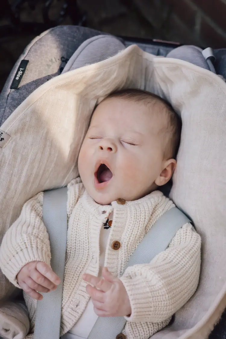 Alwero Exclusive Inleg Maxicosi - Naturel Reversible Wol/Linnen