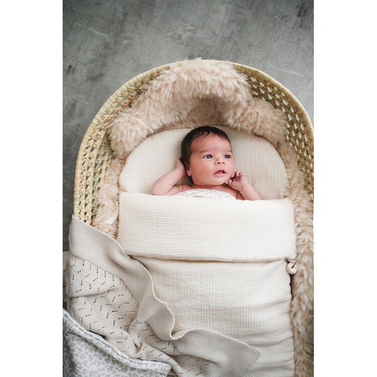 Babyshower Comfort Voetenzak - Feel Ivory