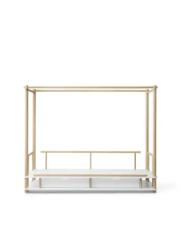 Oliver Furniture Camp Canopy Bed - White/Oak