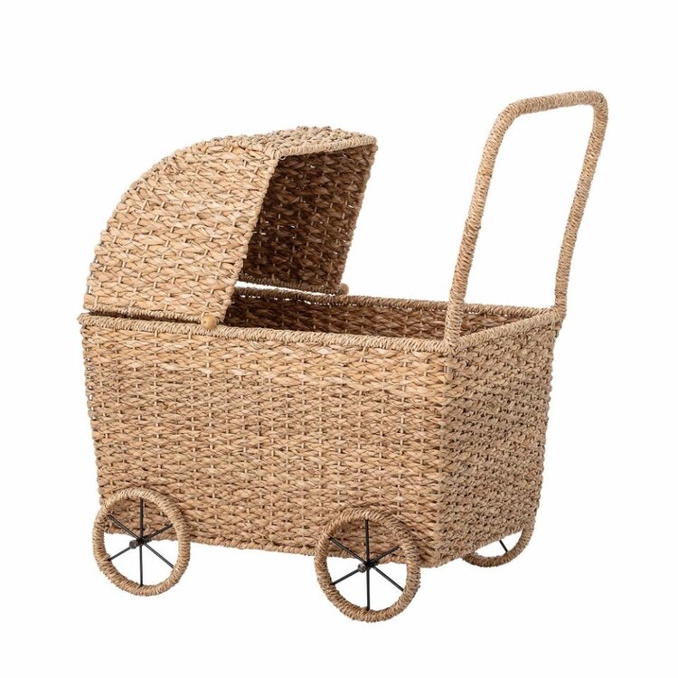 Toy Pram - Nature/Bankuan Grass