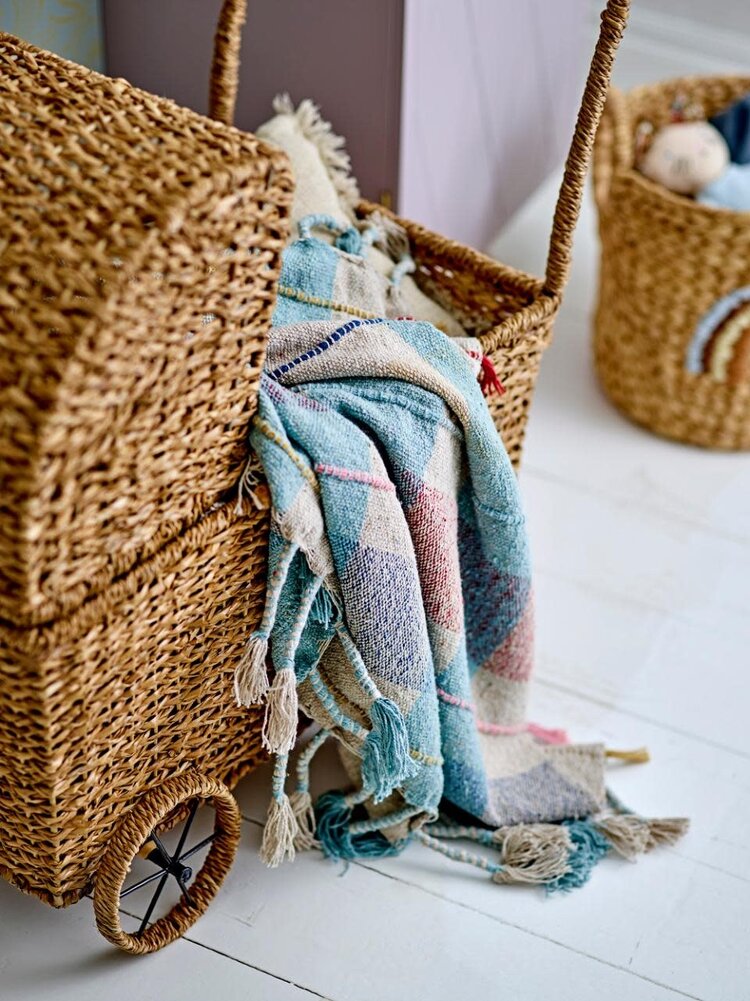 Toy Pram - Nature/Bankuan Grass