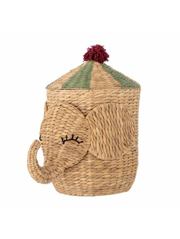 Bobo Basket w/Lid - Nature