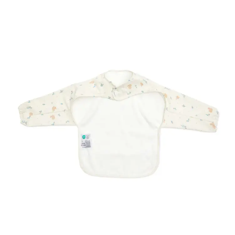 Cam Cam Copenhagen Bib, Sleeved - Blueberries
