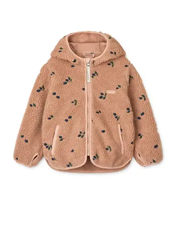 Liewood Mara Pile Jacket - Berry/Pale Tuscany