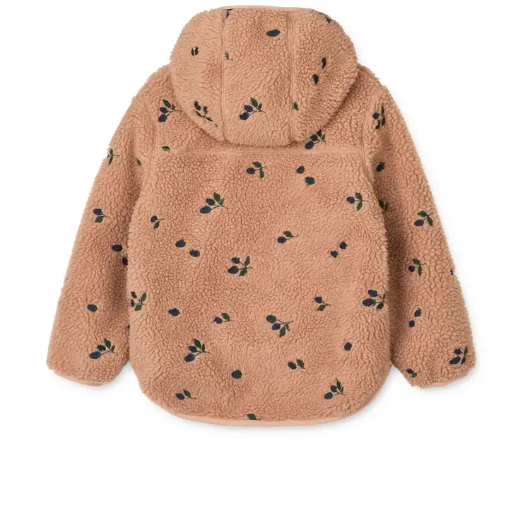 Liewood Mara Pile Jacket - Berry/Pale Tuscany