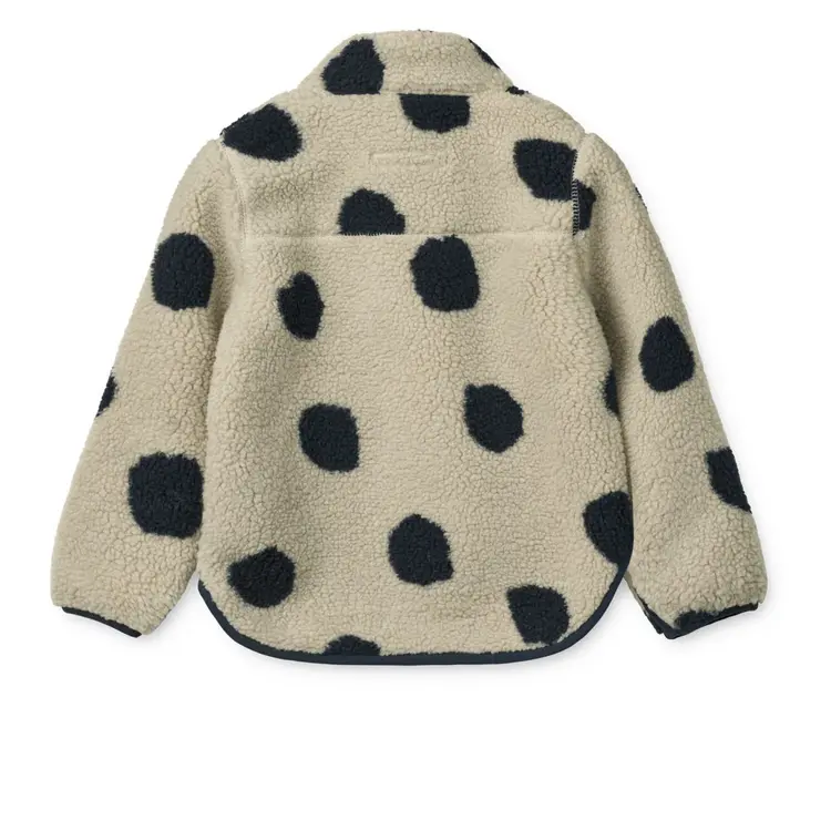 Liewood Noam Pile Jacket - Spot Dots/Mist