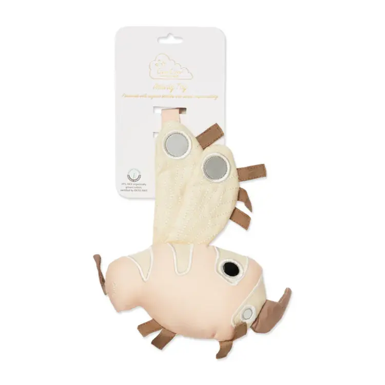 Cam Cam Copenhagen Activity Toy, Bumble Bee - Coral