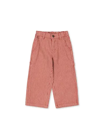 Konges Sløjd Luc Pants - Milk Rouge Stripe