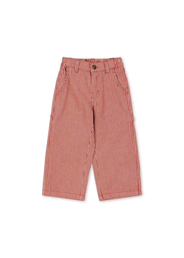 Konges Sløjd Luc Pants - Milk Rouge Stripe