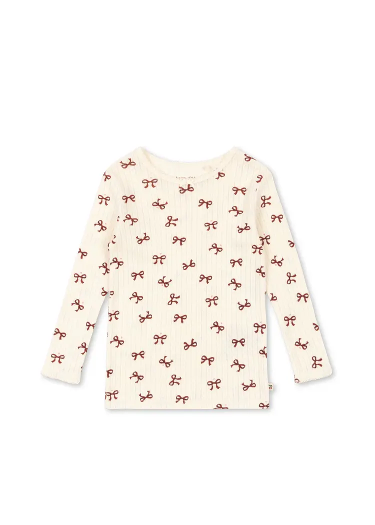 Konges Sløjd Minnie Blouse - Bow Rouge