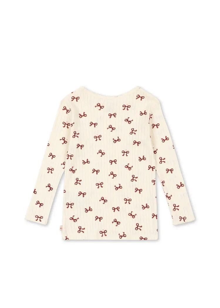 Konges Sløjd Minnie Blouse - Bow Rouge