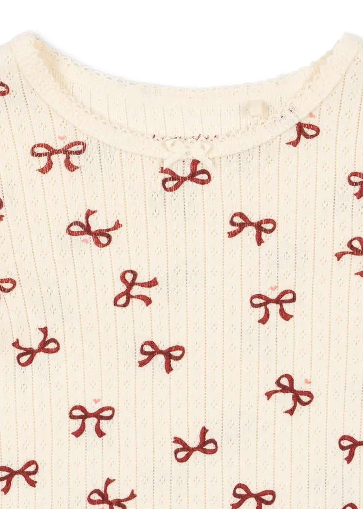 Konges Sløjd Minnie Blouse - Bow Rouge