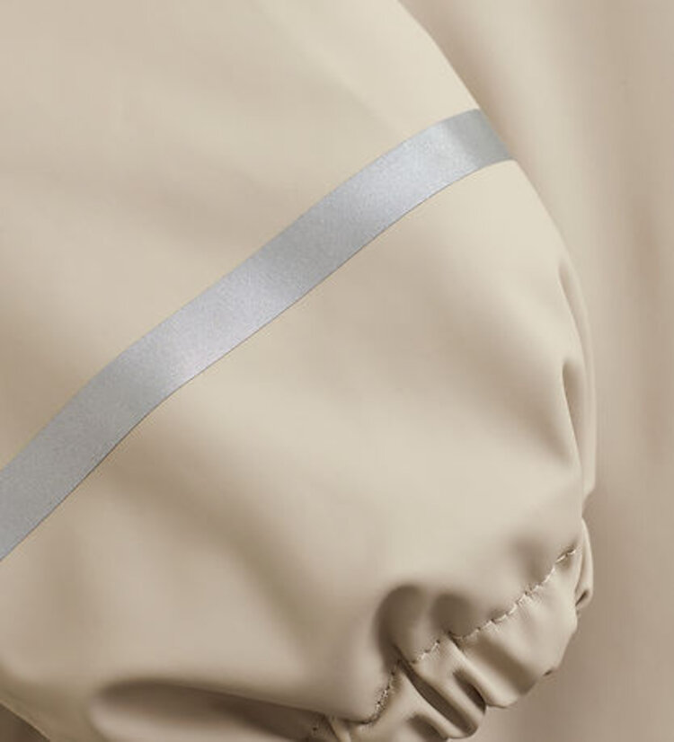 Rainwear Set w. Fleece - White Pepper