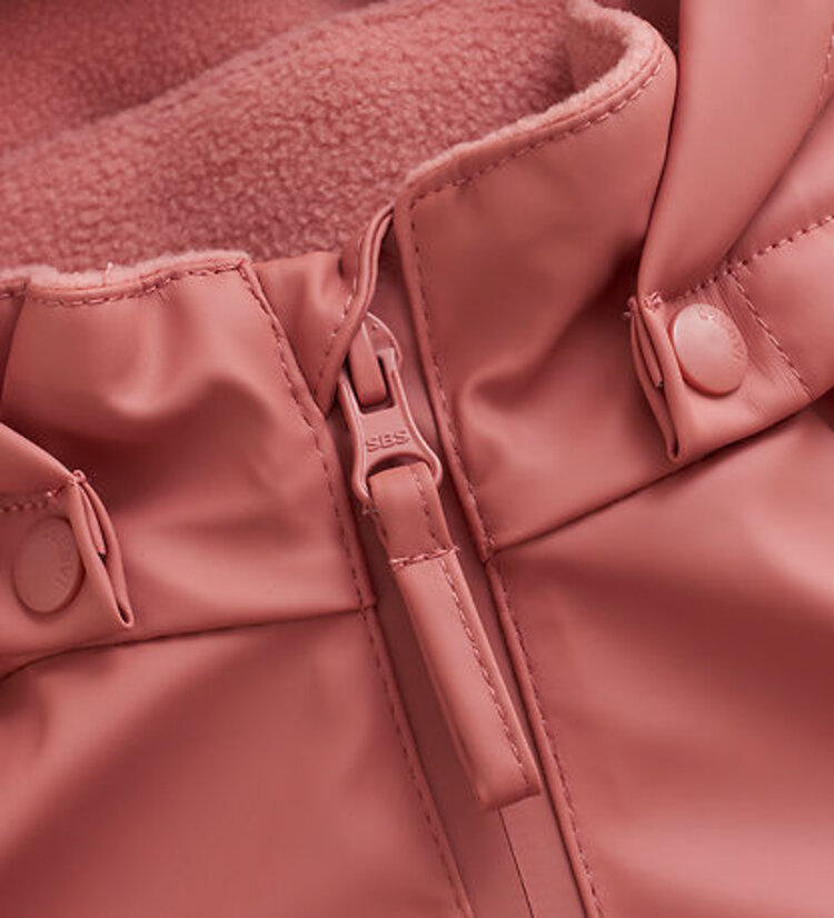 Rainwear Set w. Fleece - Brick Dust