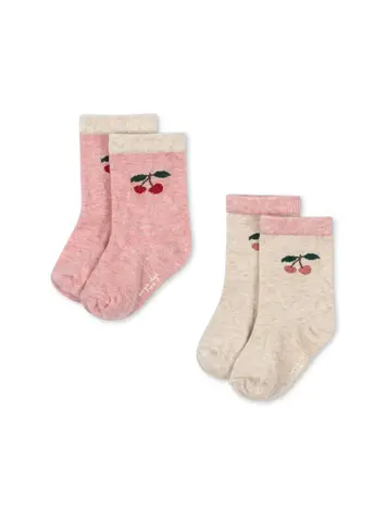 Konges Sløjd 2 Pack Sock - Cherry