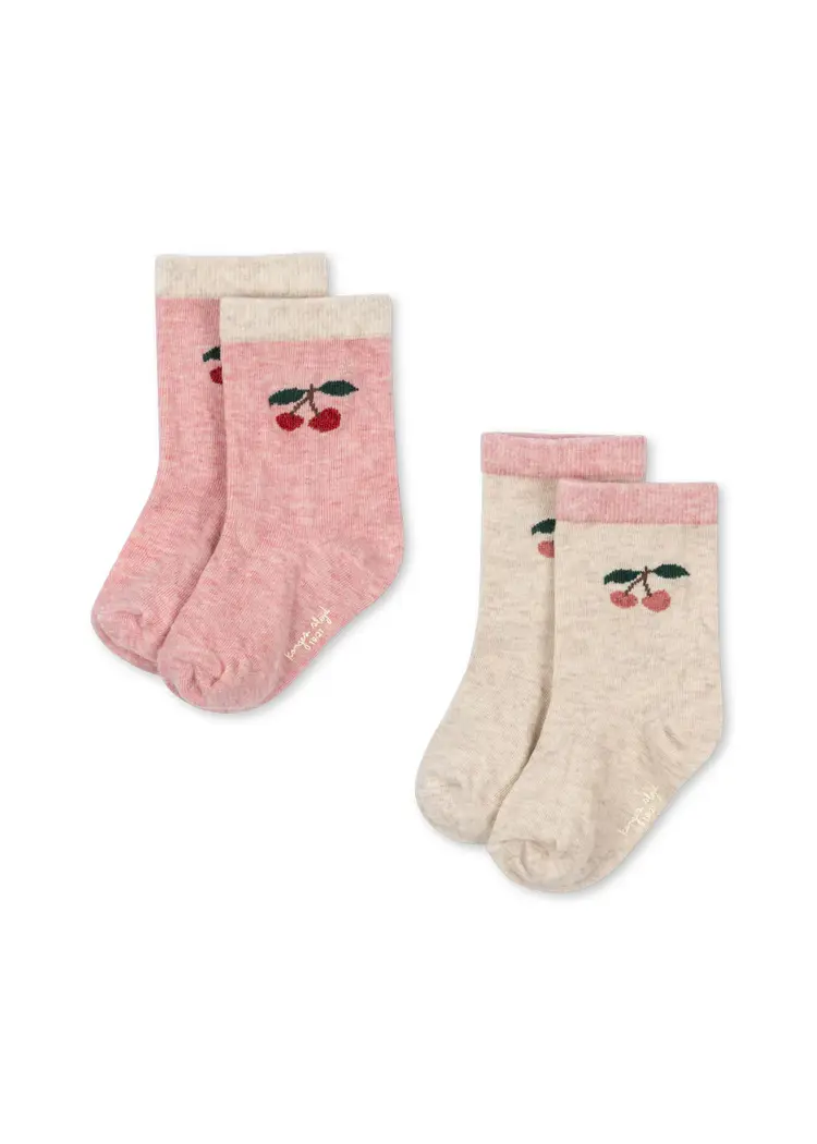 Konges Sløjd 2 Pack Sock - Cherry