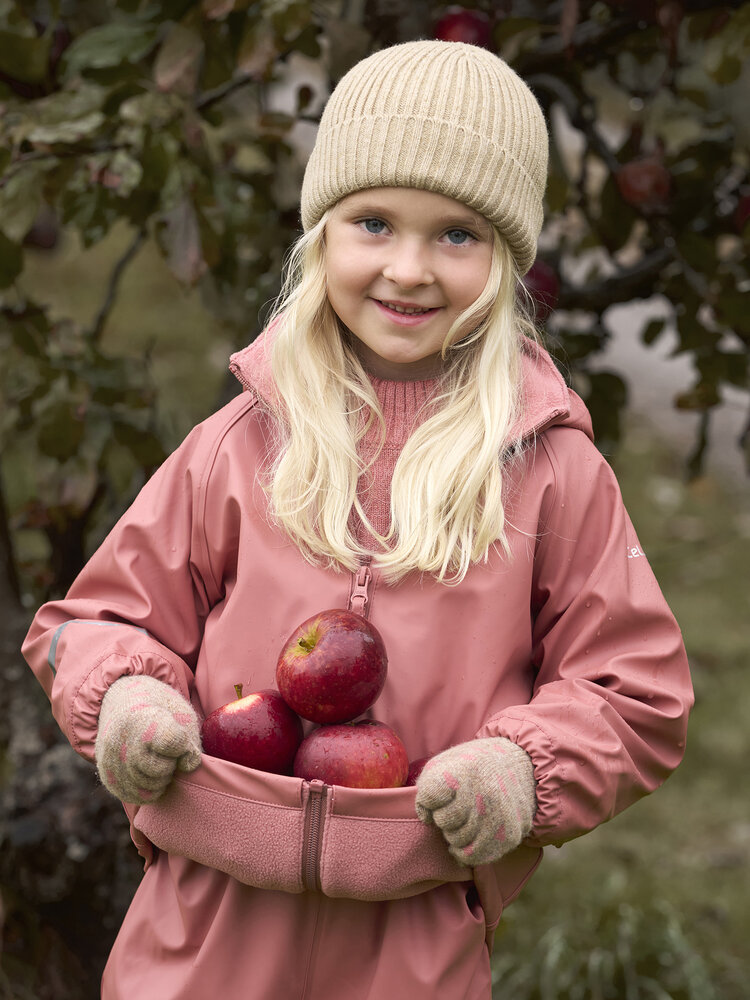 Rainwear Set w. Fleece - Brick Dust