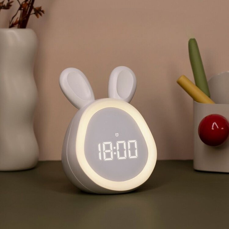 Alarm Clock - Bunny White