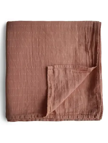 Mushie Swaddle - Cognac