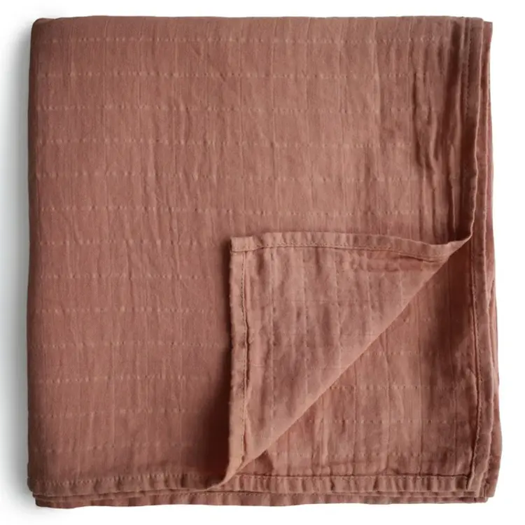 Mushie Swaddle - Cognac