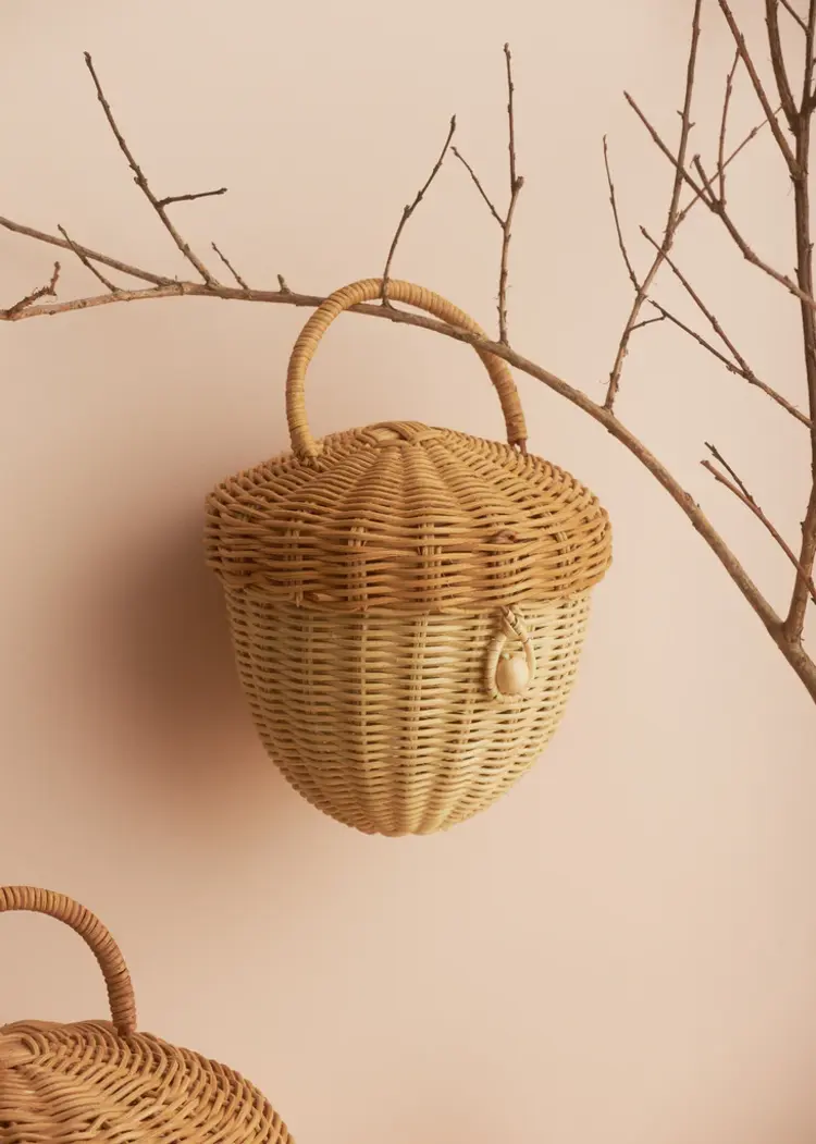 Olli Ella Acorn Bag - Rattan