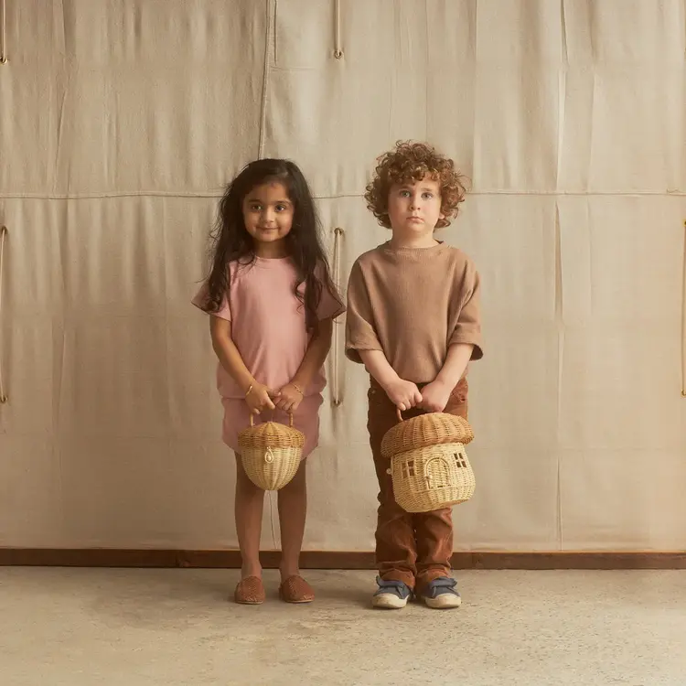 Olli Ella Acorn Bag - Rattan