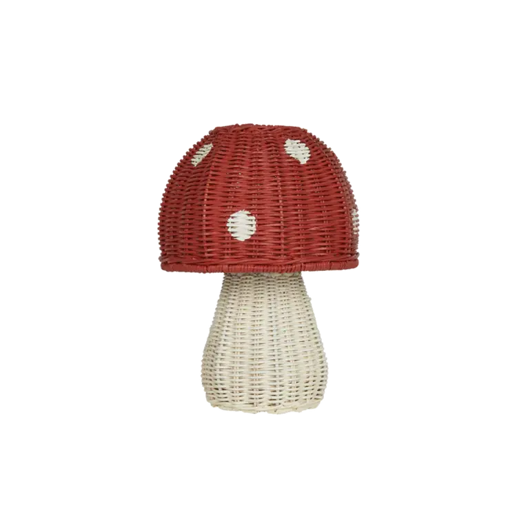 Olli Ella Toadstool Lamp - Red