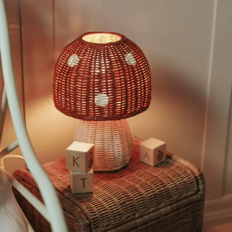 Olli Ella Paddenstoel Lamp - Red