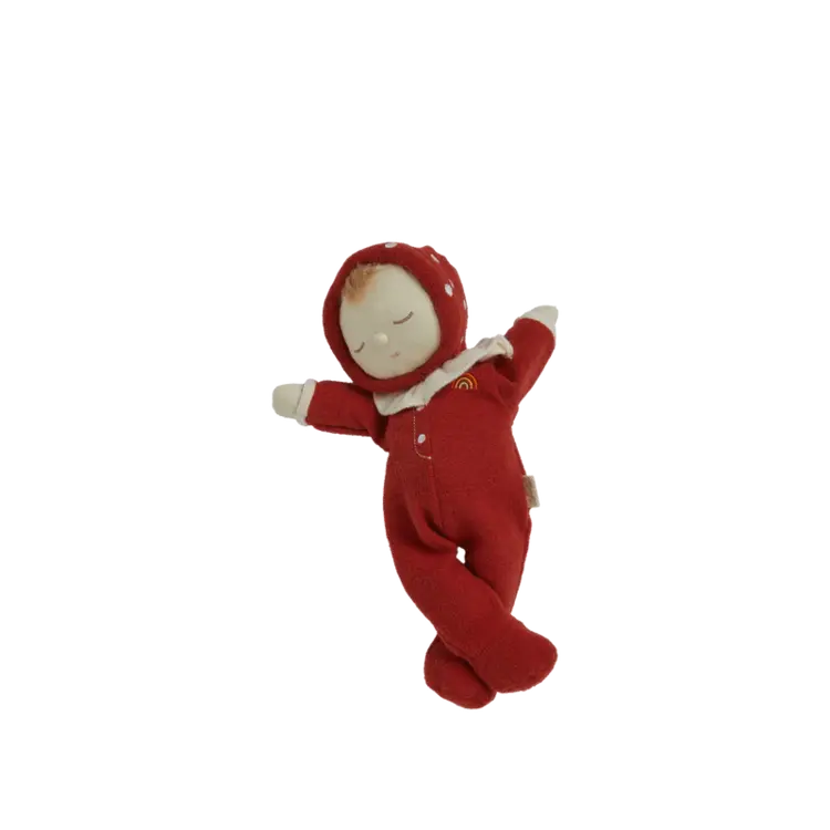 Olli Ella Dozy Dinkum - Toadstool Moppet - Red
