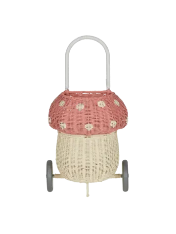 Olli Ella Rattan Mushroom Luggy - Musk