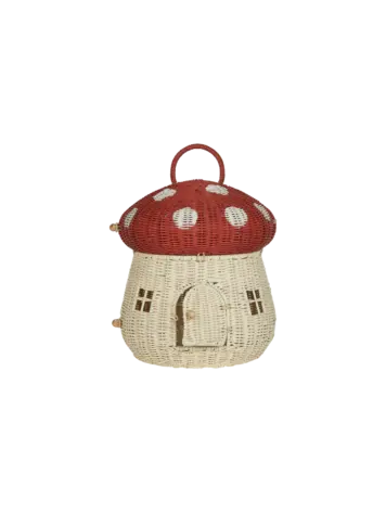 Olli Ella Mushroom Doll House - Red