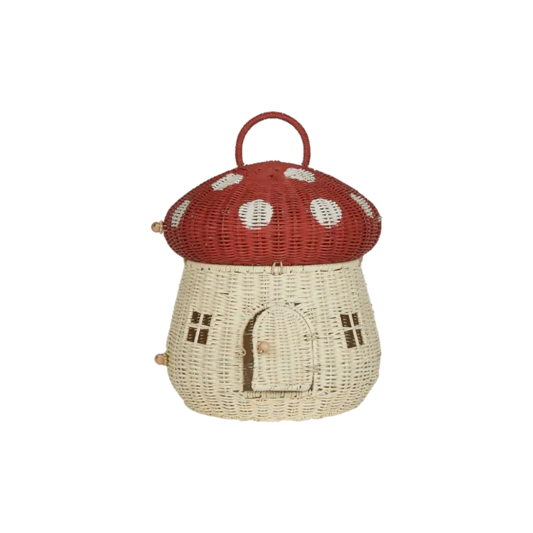 Olli Ella Mushroom Doll House - Red