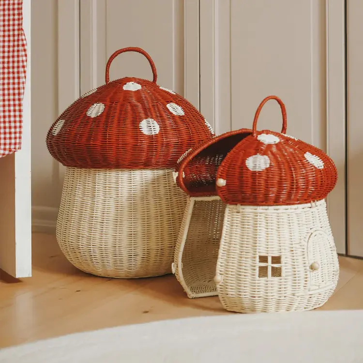 Olli Ella Paddenstoelpoppenhuisje - Red